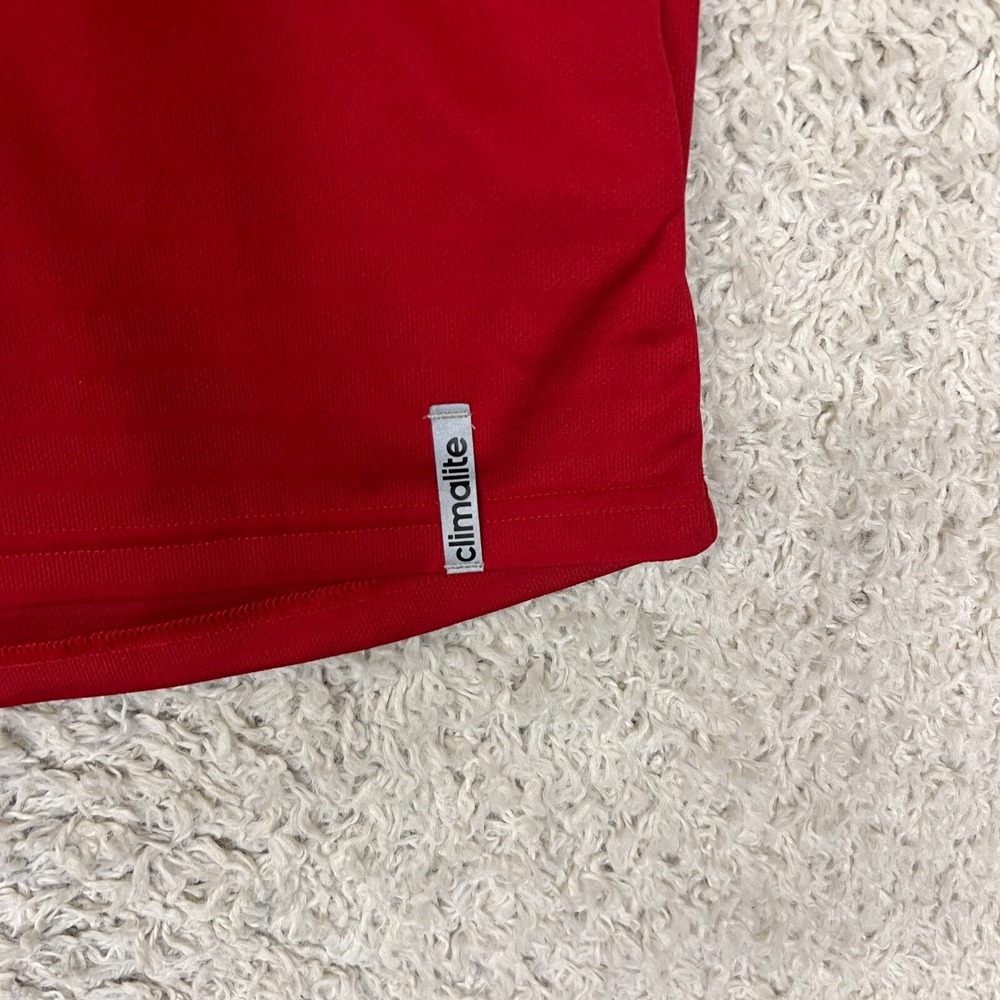 NC State Wolfpack Polo Shirt Mens Size Large Red Adidas Preppy College NCAA - Picture 2 of 11